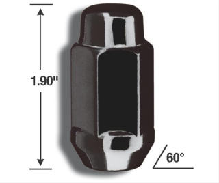 Radmuttern - Wheel Nuts  14 x 1,5 KB Black Lang